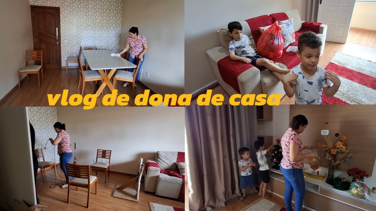 COMPRAMOS NOSSA MESA | Montei a árvore com os meninos...