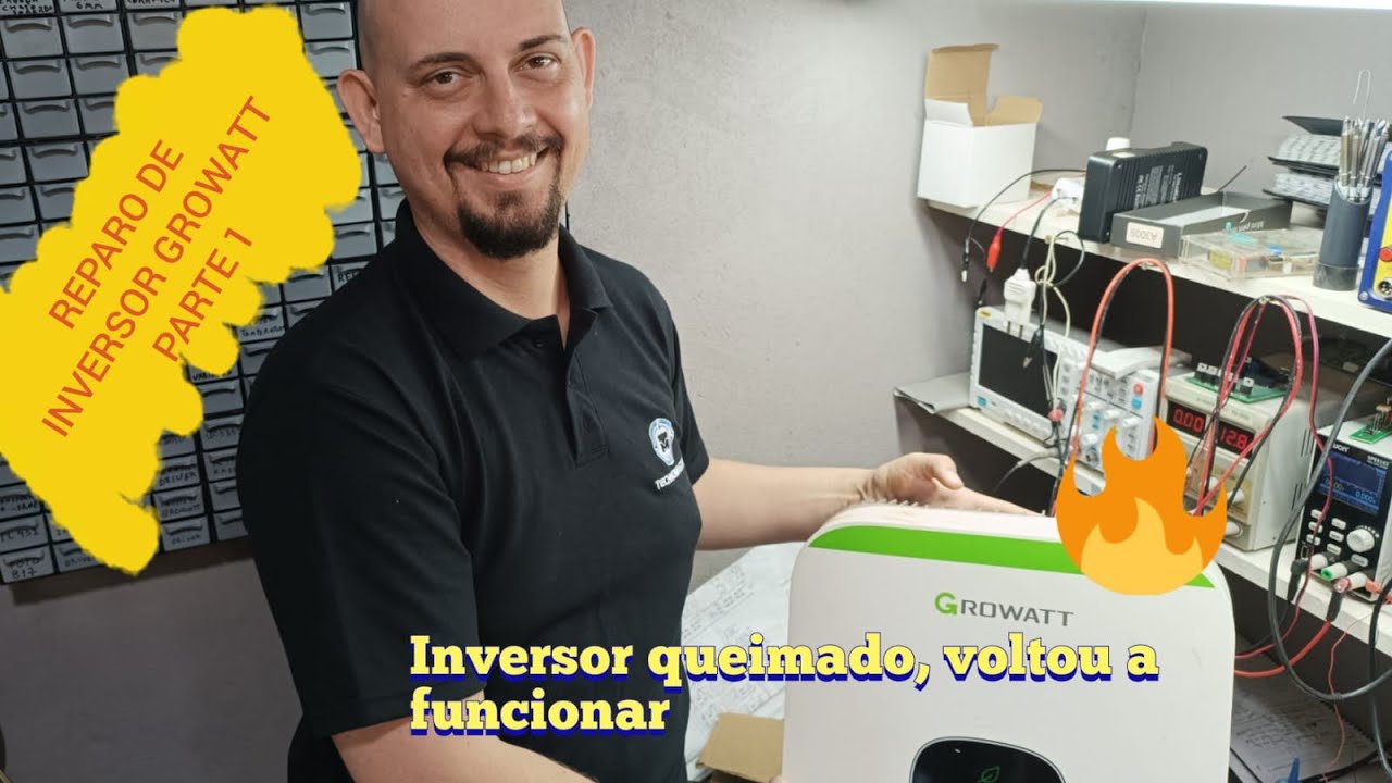 conserto de inversor de tensão ongrid offgrid Growatt Weg  Solis Saj Deye Renovigi Ecosolys Sumgrow