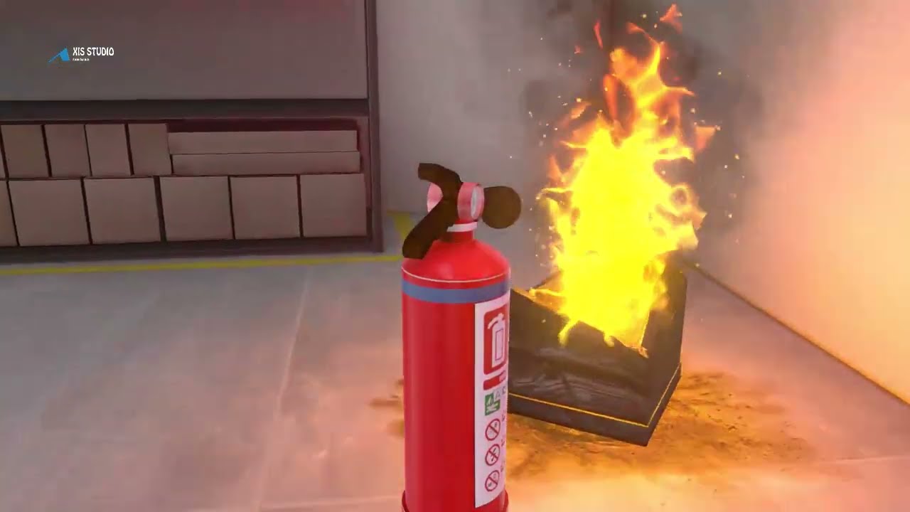 WebVR - Fire Safety Industrial Training
