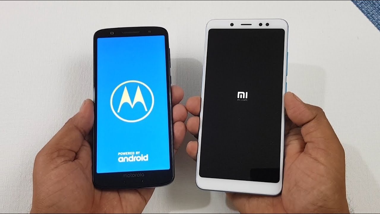 Moto G6 vs Redmi Note 5 Pro Speed Test !