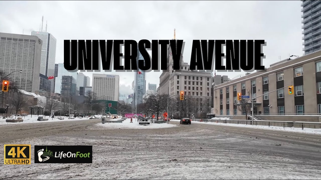 Walk with me at University Avenue.
