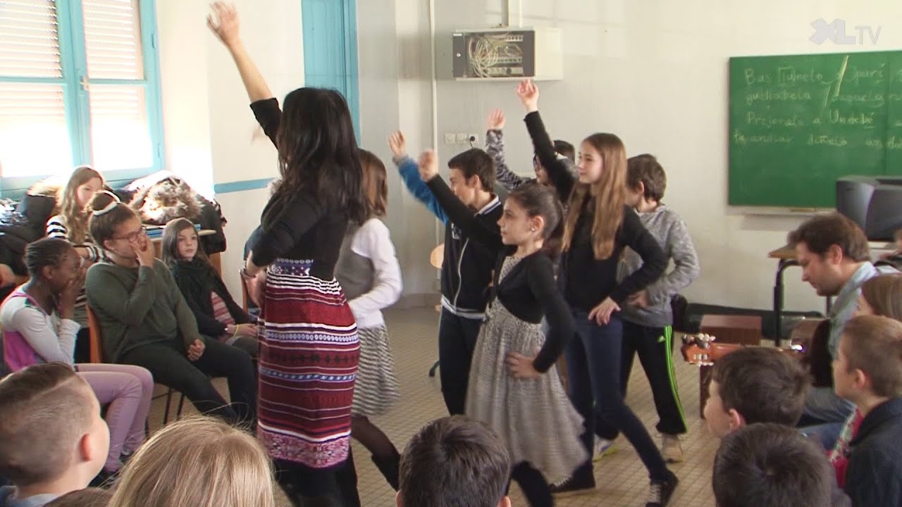 Ateliers Flamenco à l'école par la compagnie Laura Vital