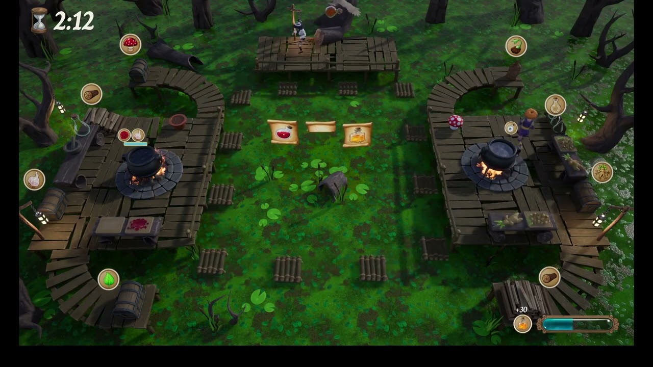 Witchtastic Level 16 (2 Player Co-Op) 3 Gems - No Commentary