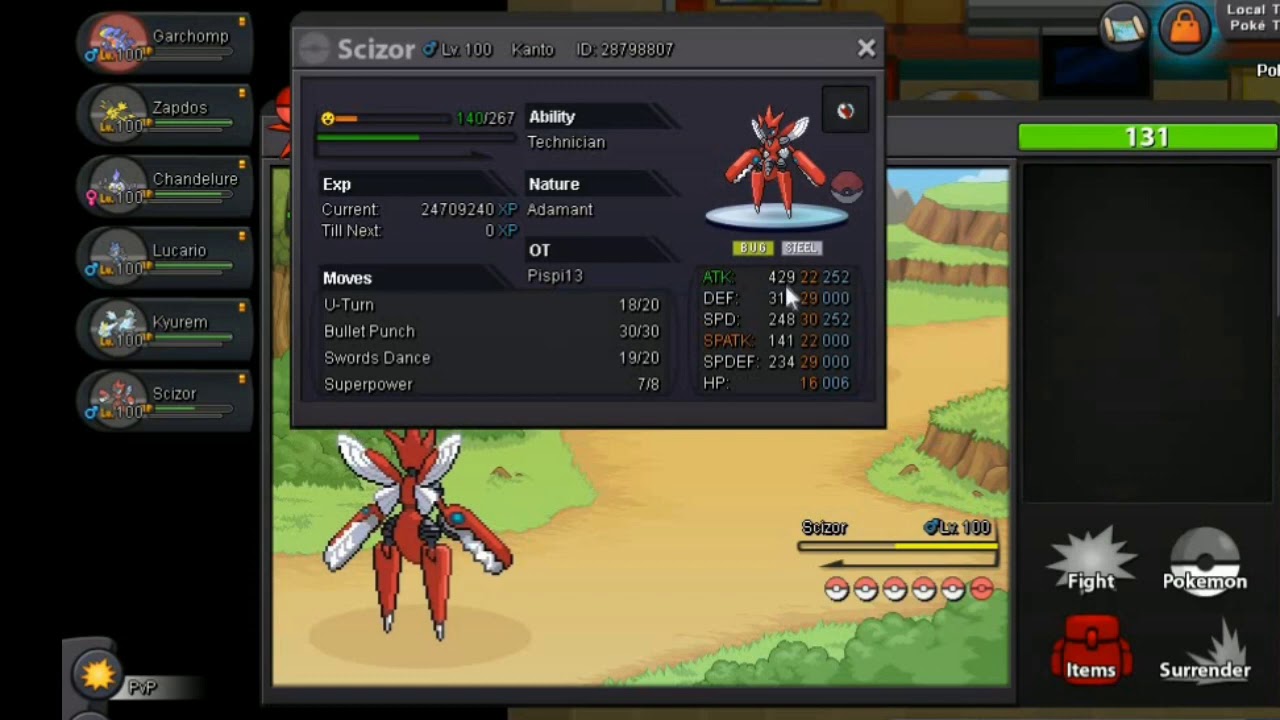THESE MEGA SCIZOR SET IS OP!!! POKEMON REVOLUTION ONLINE PvP #136