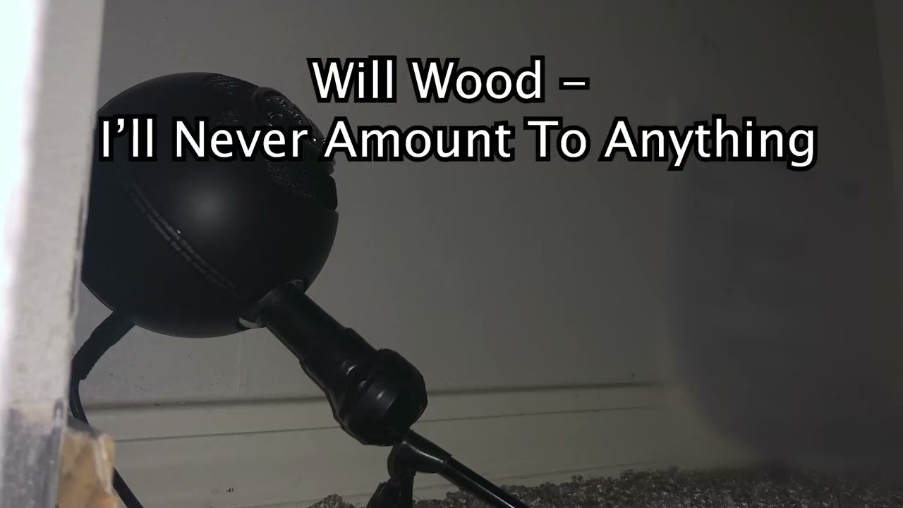 I'll Never Amount To Anything  - Will Wood (cover)
