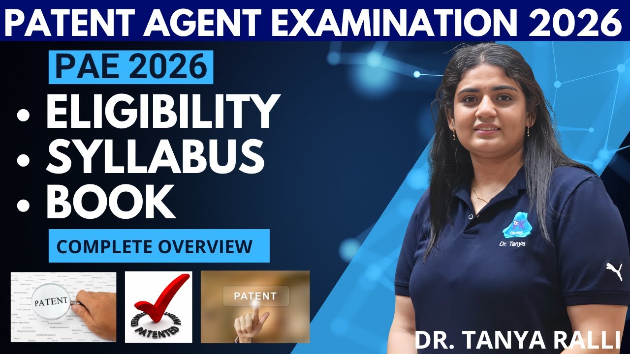 Patent Agent Examination 2026 - Eligibility, Syllabus & Book | How to Prepare for PAE 2026?