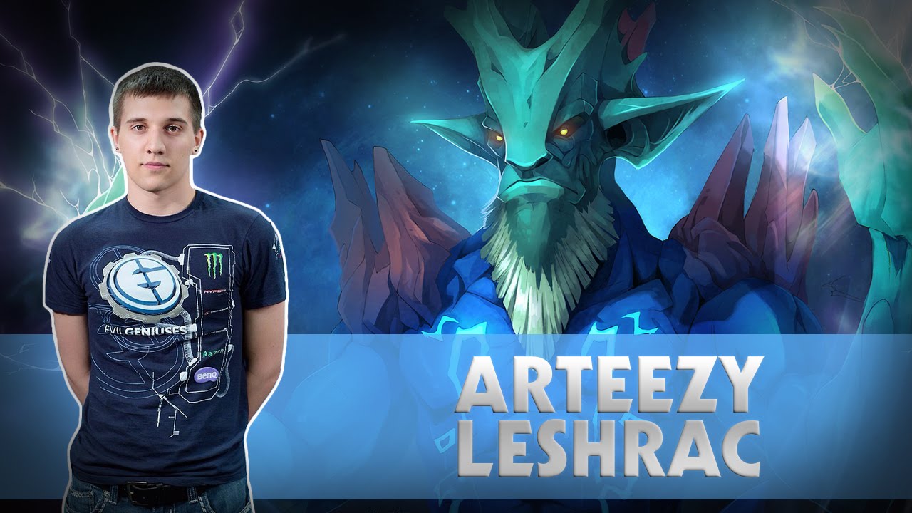 Arteezy Leshrac - Gameplay Dota 2 #MMR