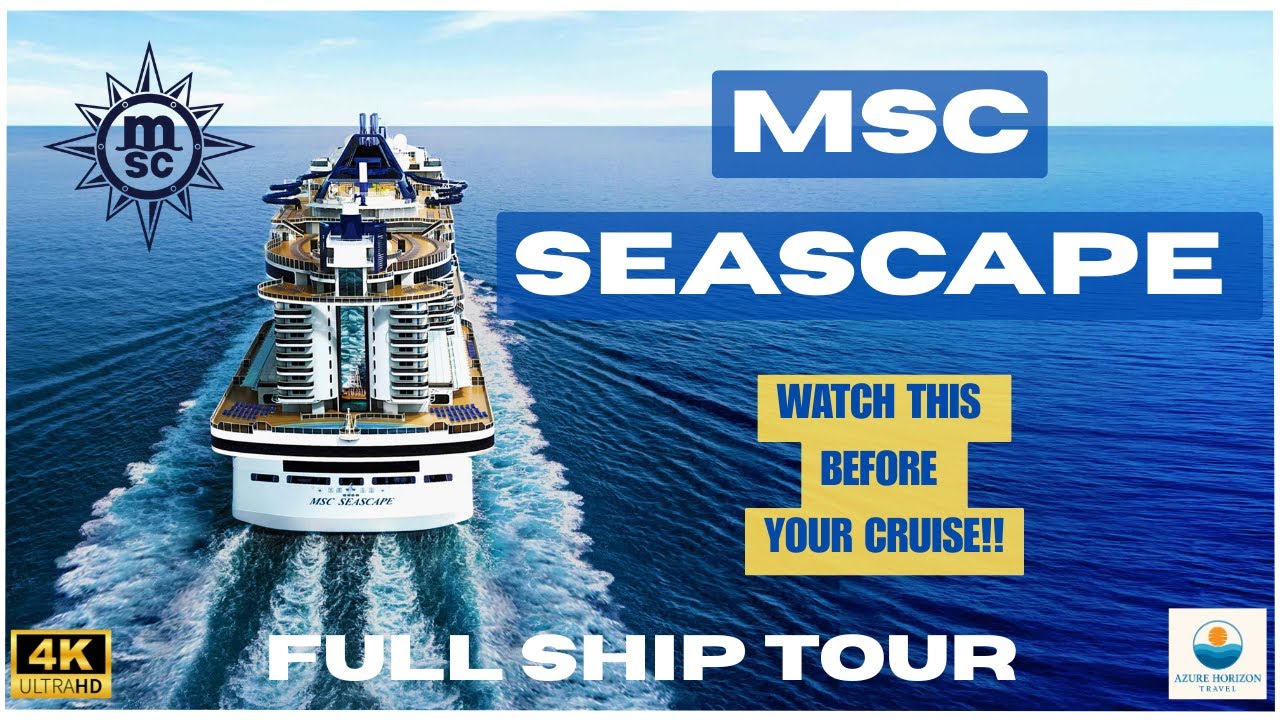 See What's inside the MSC Seascape! | MSC Seascape Full Ship tour and Walk through