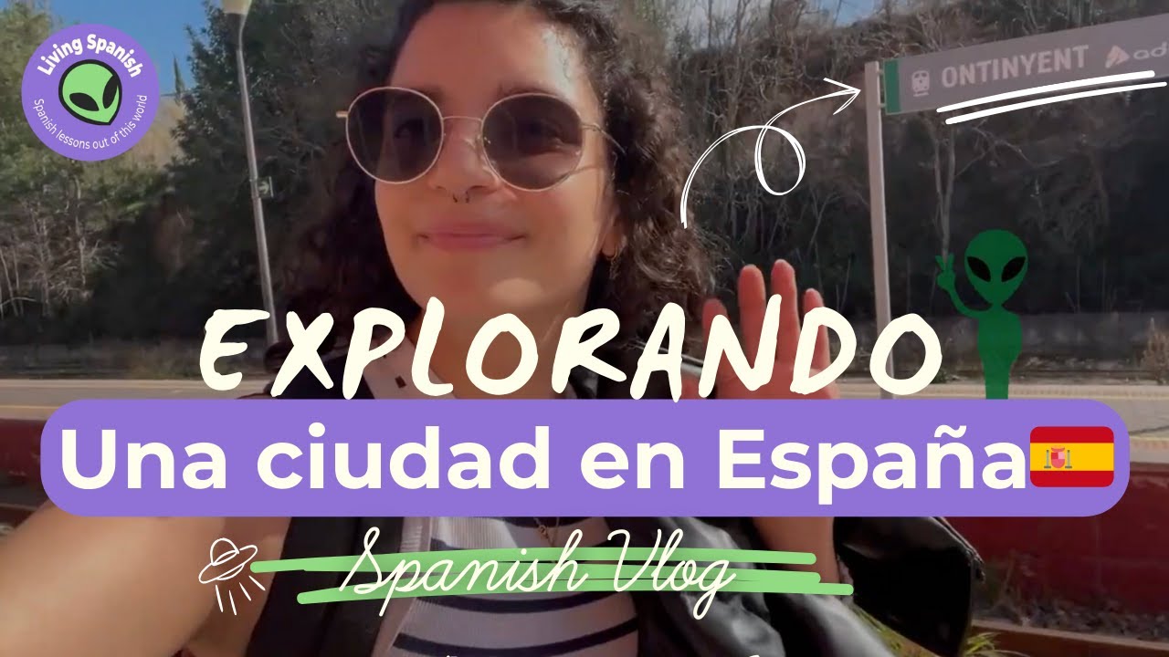 Descubriendo Ontinyent 🇪🇸 | VOCABULARIO REAL de la ciudad [A2–B1]| Comprehensible Input with sub