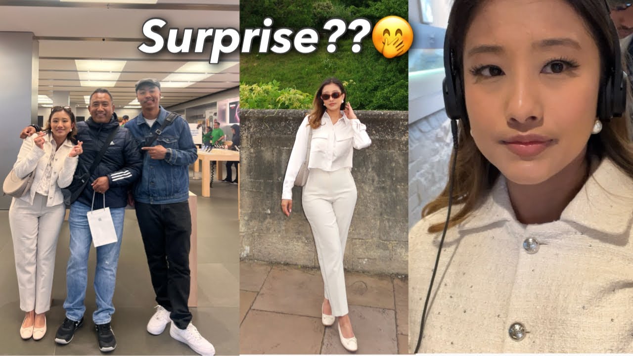 Surprising baba with new IPHONE 🤭 || windsor castle  🤍||Purnimanoj world