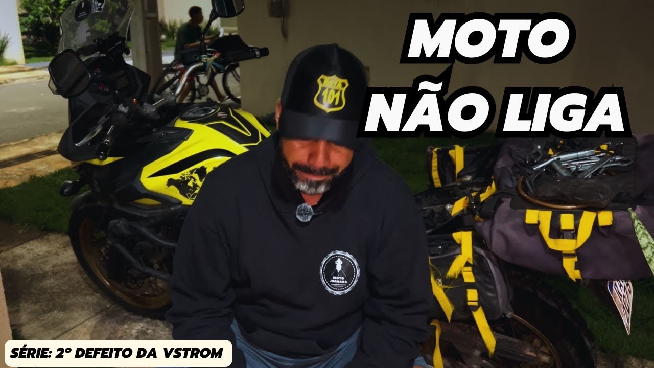 V-Strom 650 Não Liga! Será que é a Bateria?