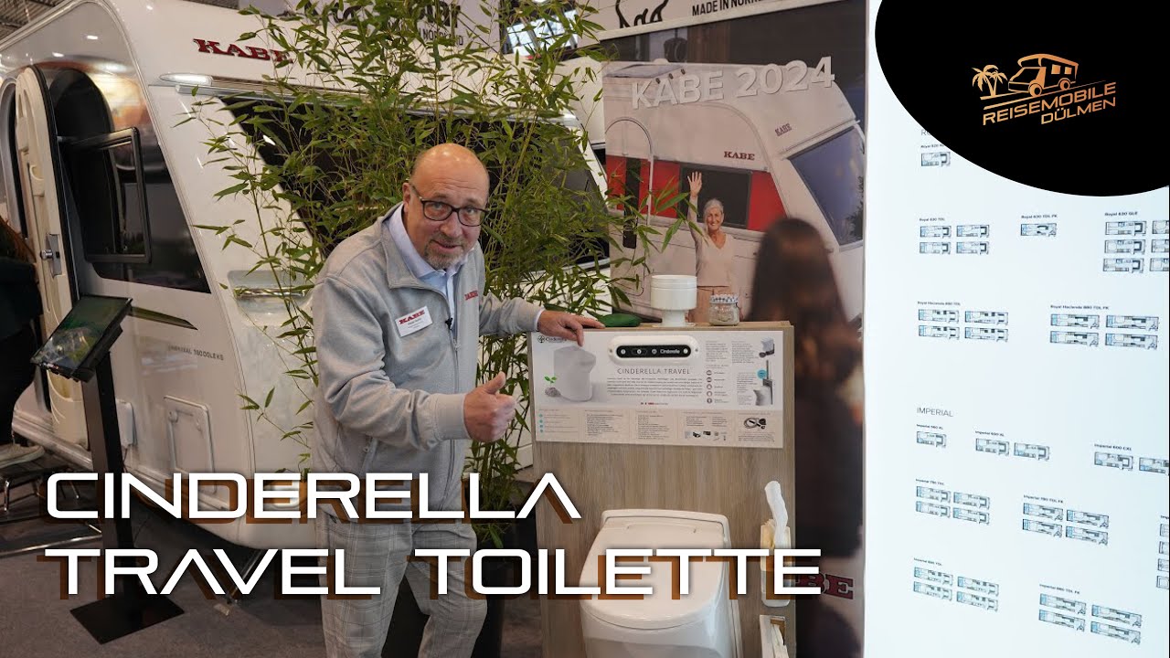 Cinderella Travel Toilette // Peter erkl&auml;rt // Verbrennungstoilette zum nachr&uuml;sten am KABE Stand