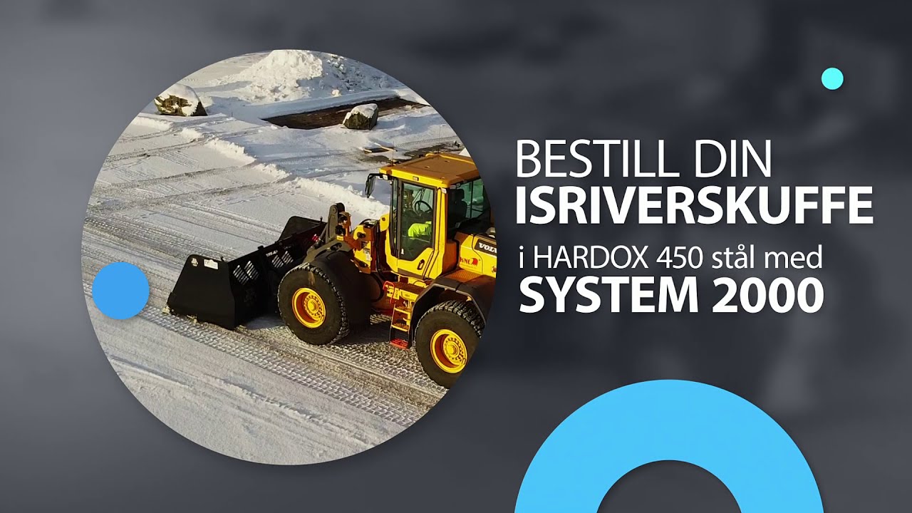 SM &middot; ISRIVERSKUFFE I HARDOX INKL. SYSTEM 2000 (YTHD1080P)