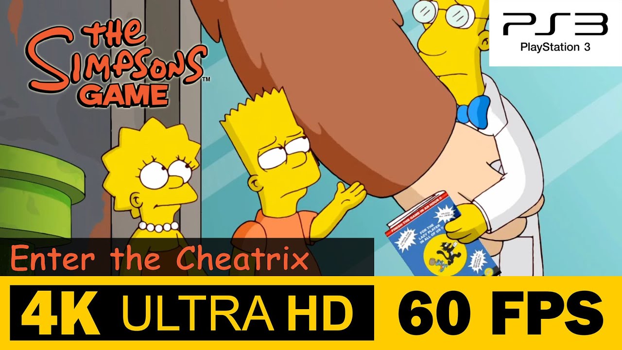 Вход в Читрикс | Игра Симпсонов | Прохождение, без комментариев, PS3