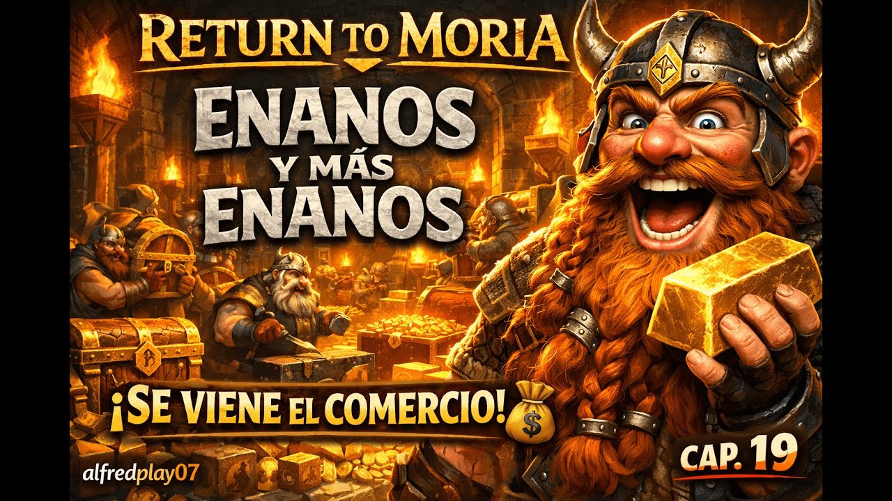 Enanos y más Enanos… ¡Se viene el comercio! 🪓💰 | Return to Moria – Cap. 19