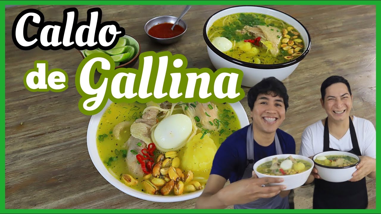 PREPARA CALDO DE GALLINA - FÁCIL Y DELICIOSO
