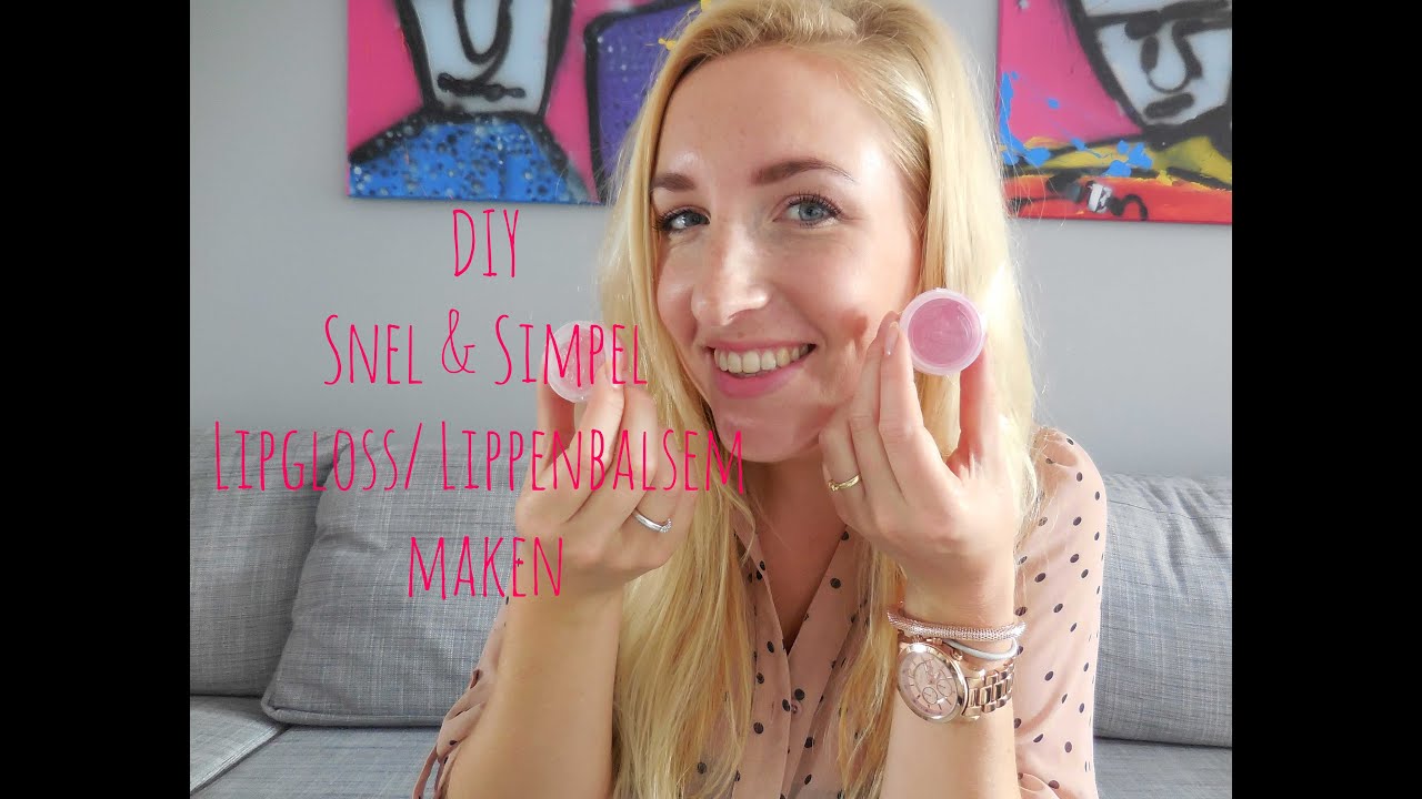 DIY Lippenbalsem/ lipgloss zelf snel en makkelijk maken