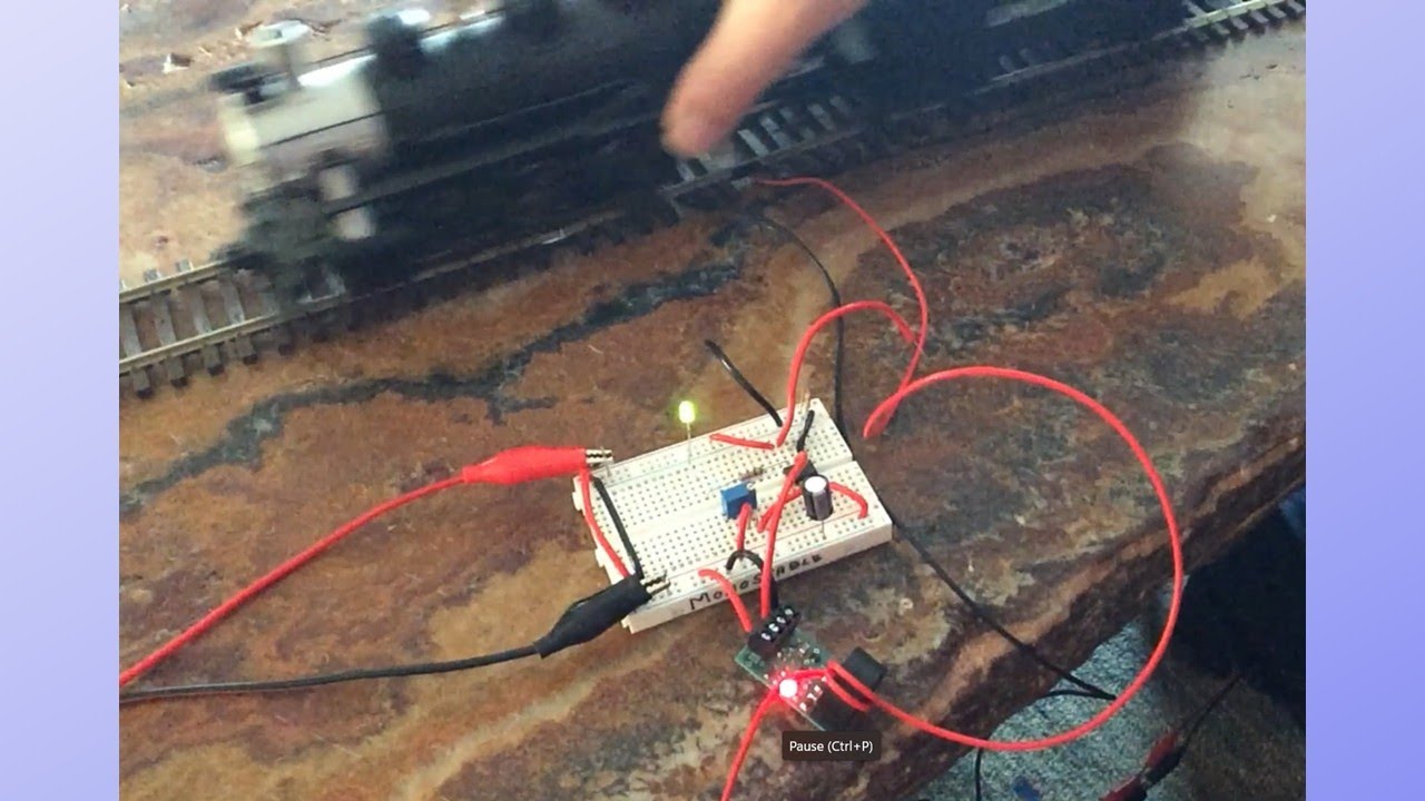 Adding time control to block detection in model trains
