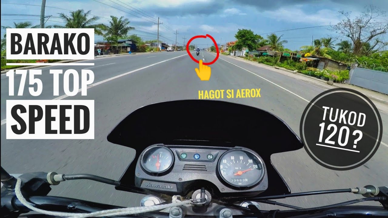 BARAKO 175 TOP SPEED - ALL STOCK TUKOD 120? | HABOL SA AEROX