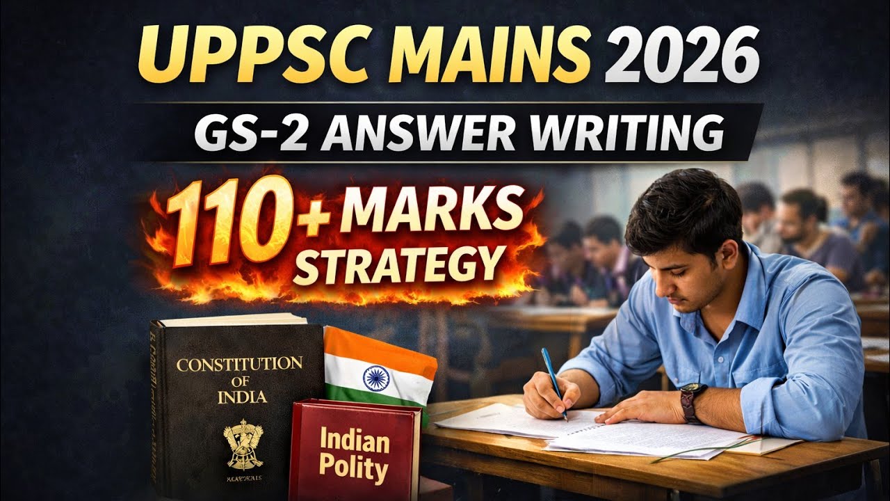 Daily Mains Answer Writing Practice | UPPSC Mains 2025/2026 | Topper Like Structure 🔥