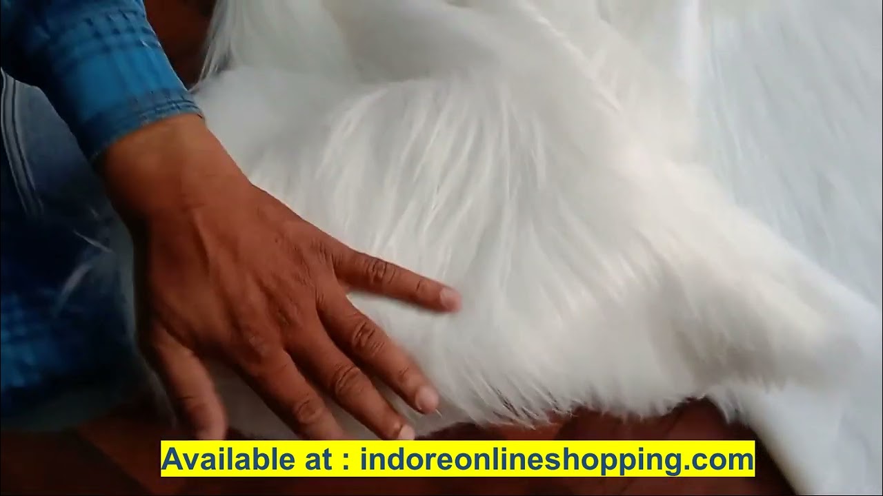 Soft White Faux Fur Fabric for Craft, Decoration, Costume, Carpet for Living Room Photoshoot Prop