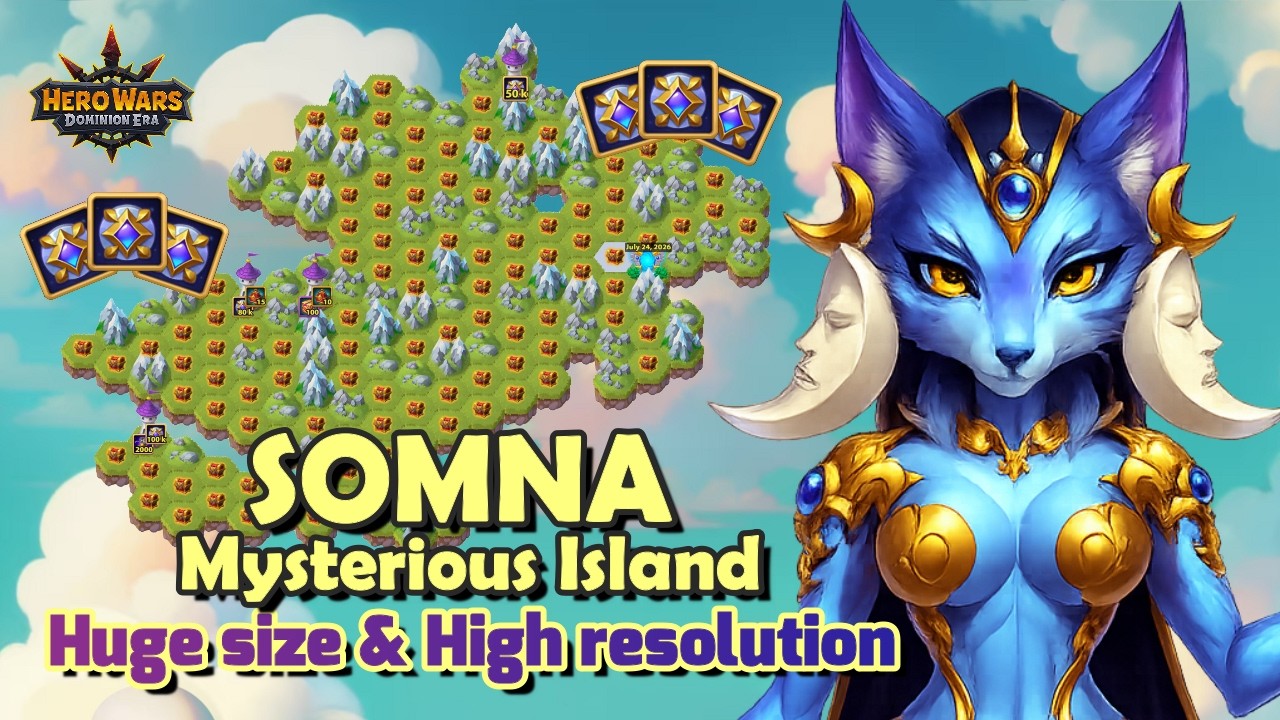 Somna Mysterious Island Map July 2026