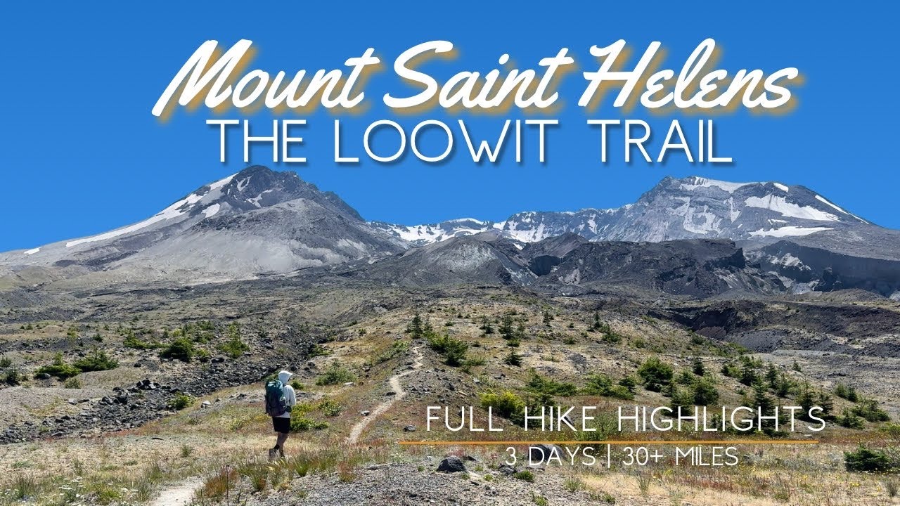 Loowit Trail Backpacking | Mount St. Helens Silent POV Hiking Film