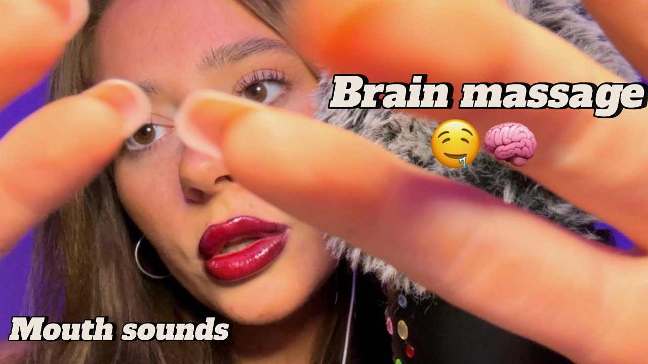 ASMR / Mouth Sounds , Brain Massage, Tingly Visuals 🧠🤤🤤✨
