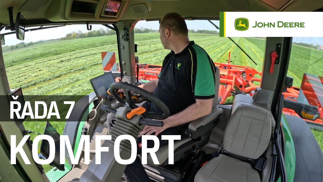 Traktory John Deere řady 7: Komfort
