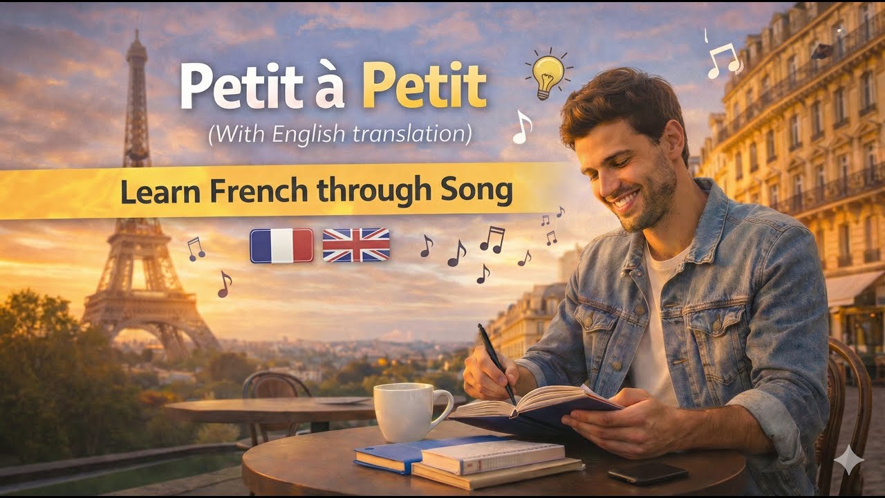 Petit a petit Learn French song. #learfrench, #foryou