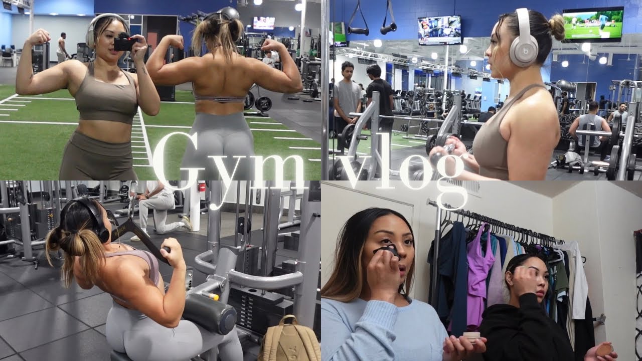 GET READY WITH US TO HIT UPPER BODY WORKOUT | VLOG