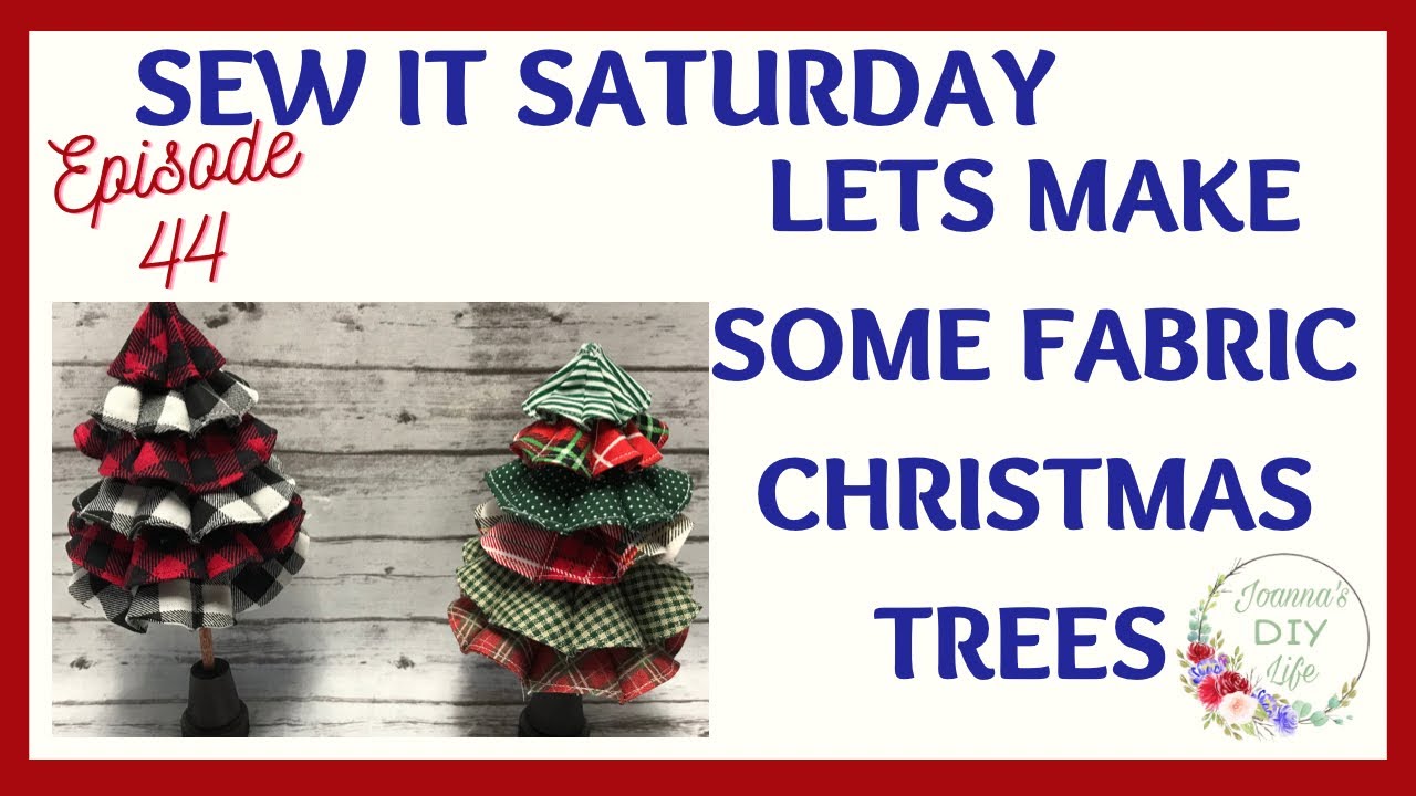 FABRIC CHRISTMAS TREES