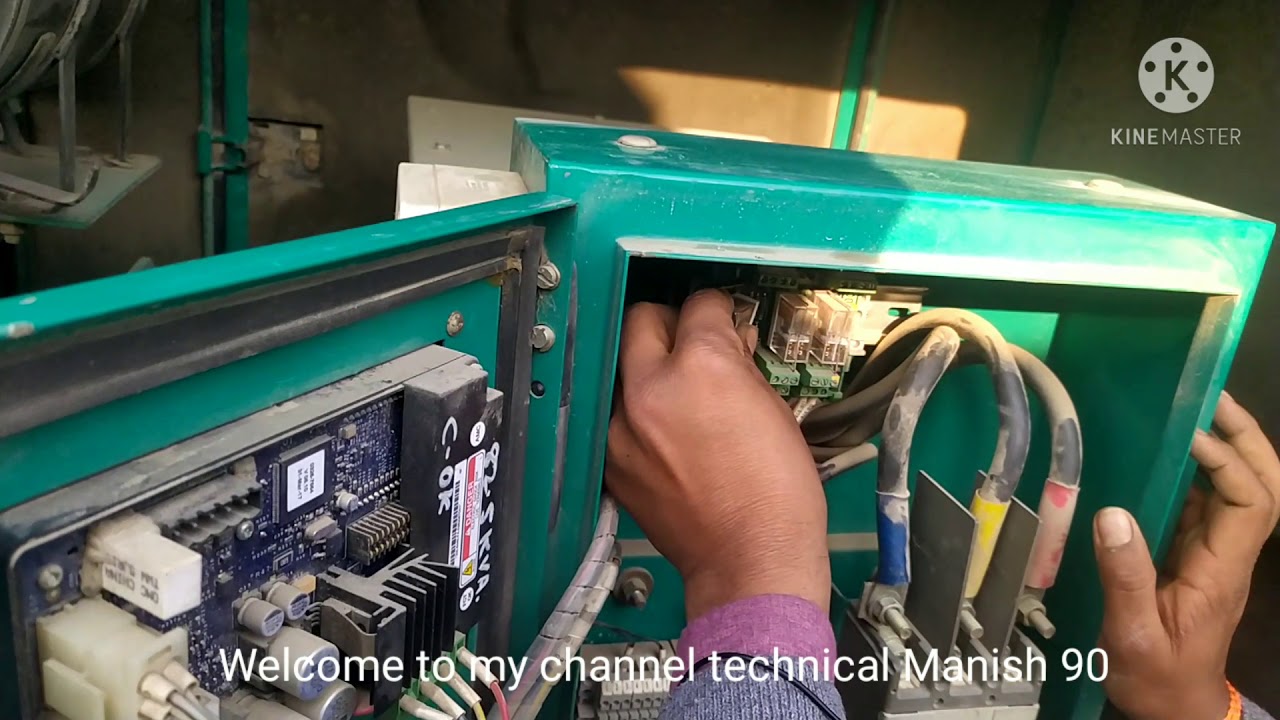 ENGINE STARTING PROBLEM SOLVE BY RELAY CONNECTION IN CUMMINS DG . RELAY CONNECTION INFORMATION