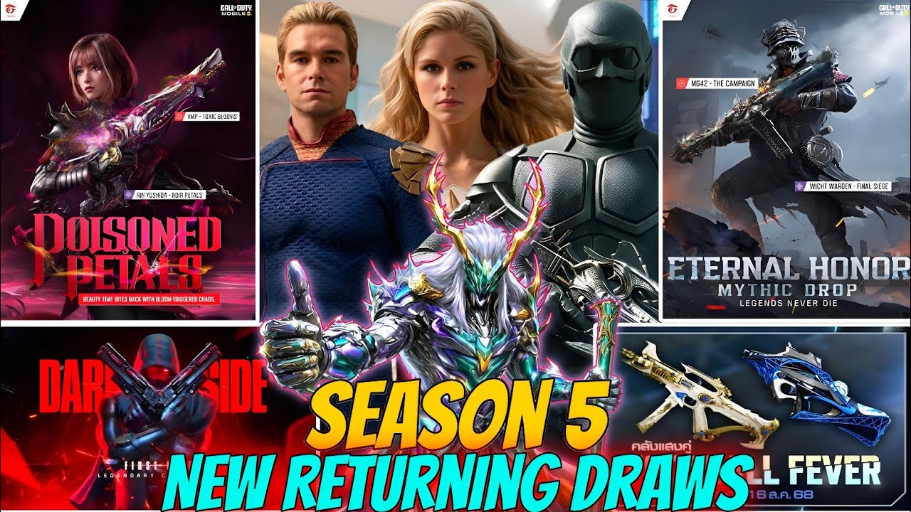 Season 5 All New Returning Lucky Draws 2026 | Mythic VMP+Mythic MG42+ Legendary Draws is Back | CODM