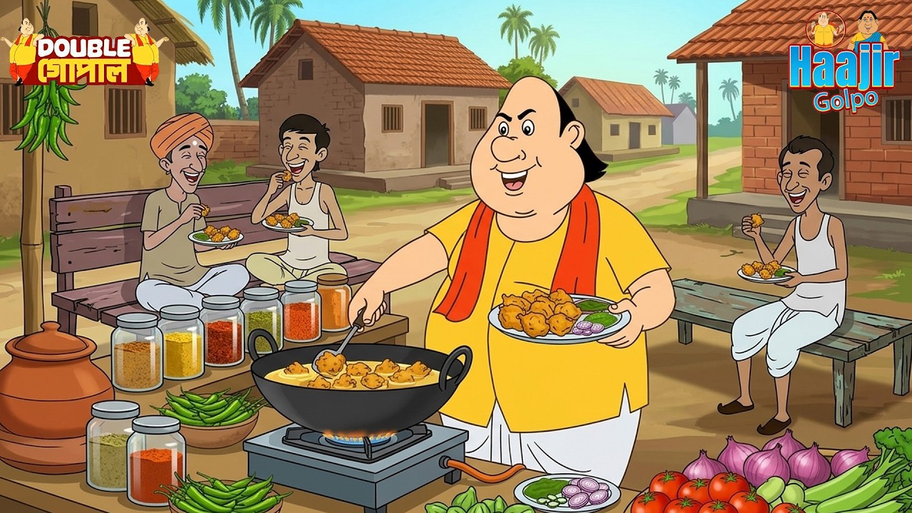 গোপালের মজার পাকোড়া ভোজন | Double Gopal | LOL Gopal Bangla Comedy 2026