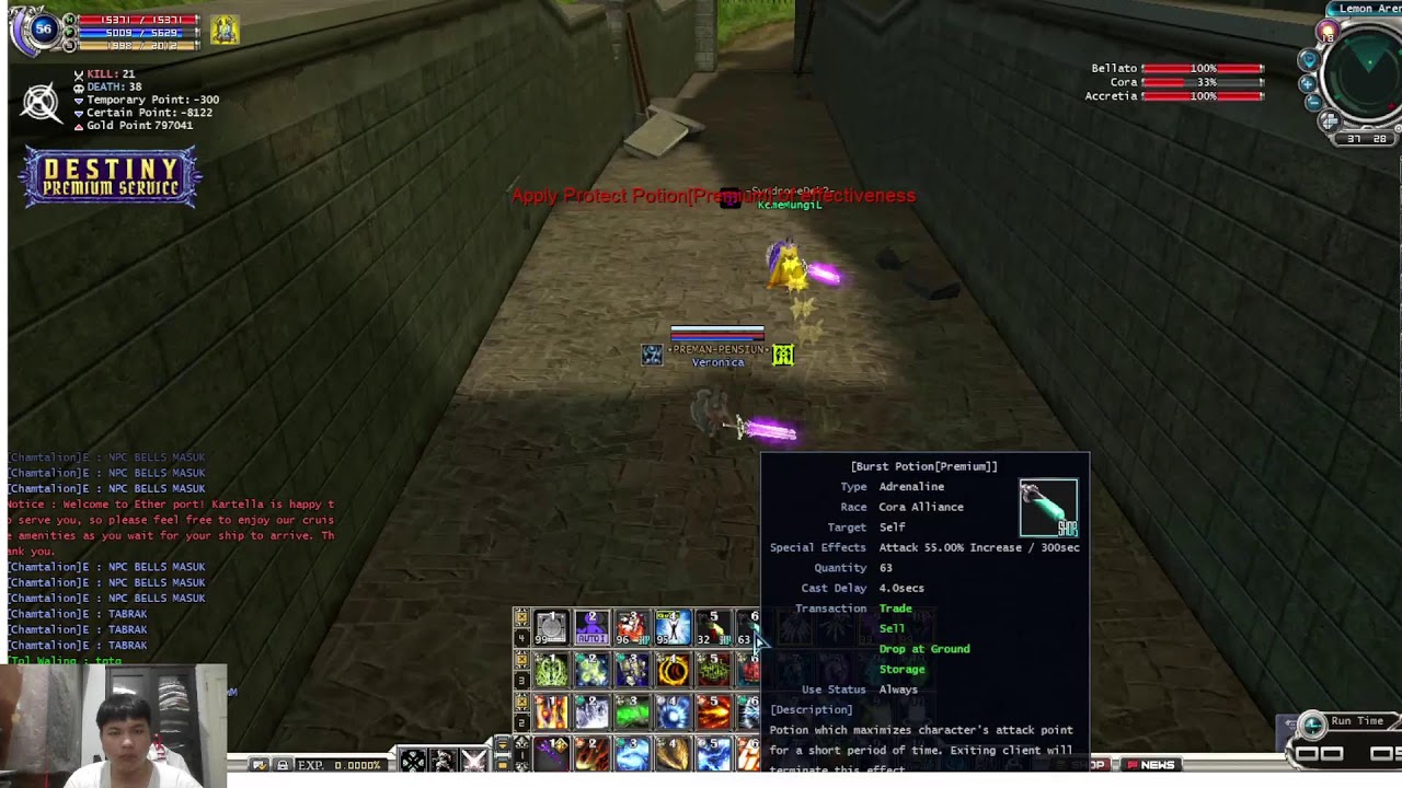 FARMING DAN RUSUH SANTAY EDISI CORA HR3 #RFDESTINY #WEEK1DAY1