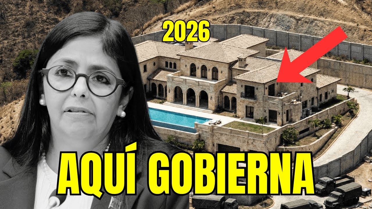 LA MANSIÓN MALDITA DE DELCY RODRÍGUEZ: LA MUJER QUE HOY GOBIERNA VENEZUELA