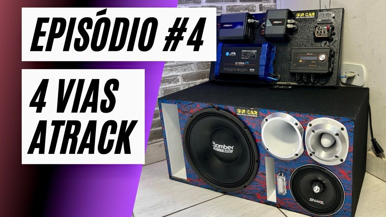O BRABO FICOU PRONTO - FINALIZEI O PROJETO 4 VIAS ATRACK 550