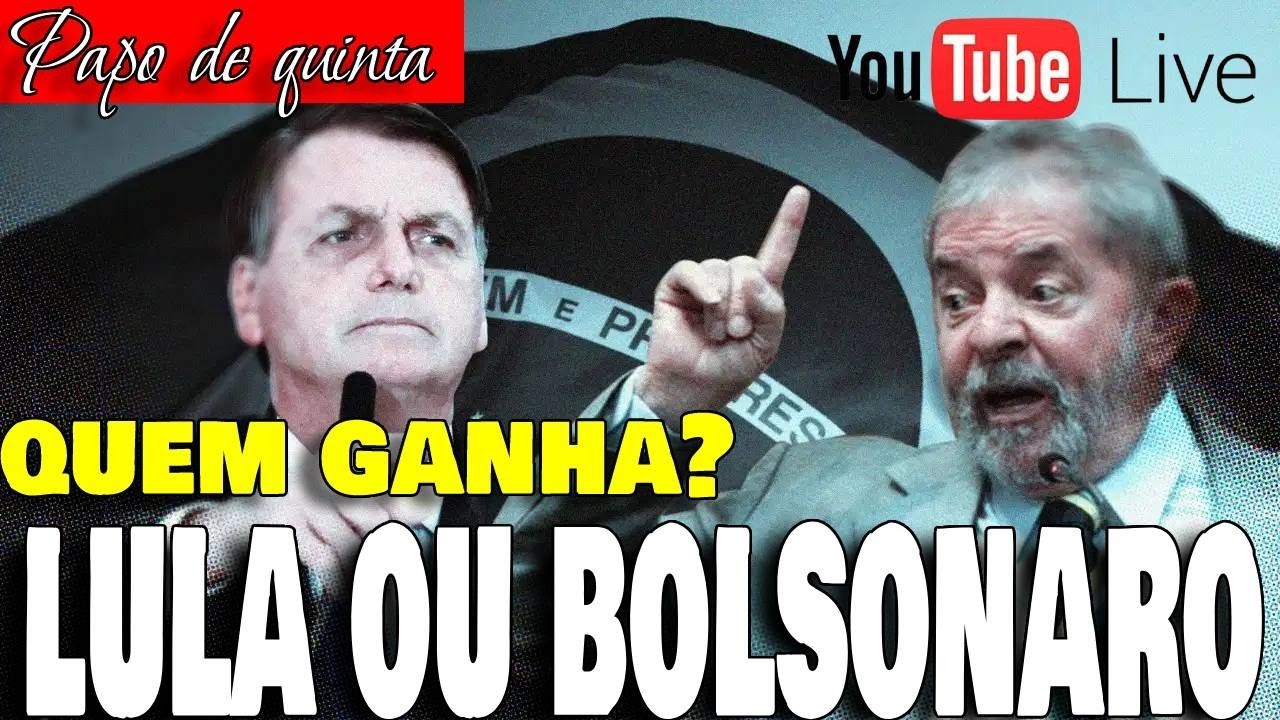 QUEM GANHA - LULA OU BOLSONARO? - DATAPOVO NUMA PESQUISA DE QUINTA.