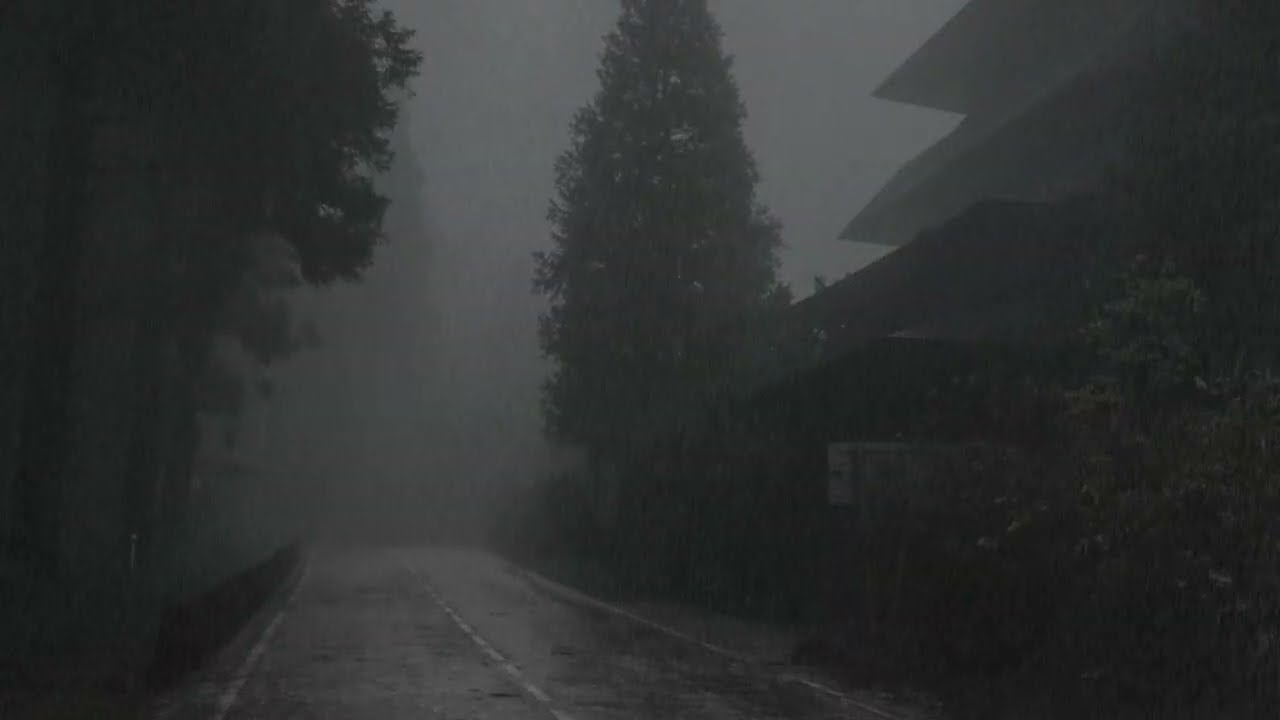 Rain Sounds for Sleeping 🌧️ Heavy Rain & Thunderstorm for Deep Sleep