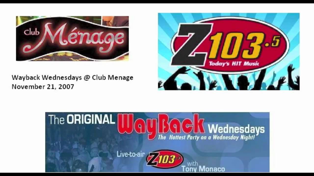 Z103.5 EURO MIX WAYBACK WEDNESDAYS @ CLUB MENAGE - NOVEMBER 21, 2007 (Part 4/4)