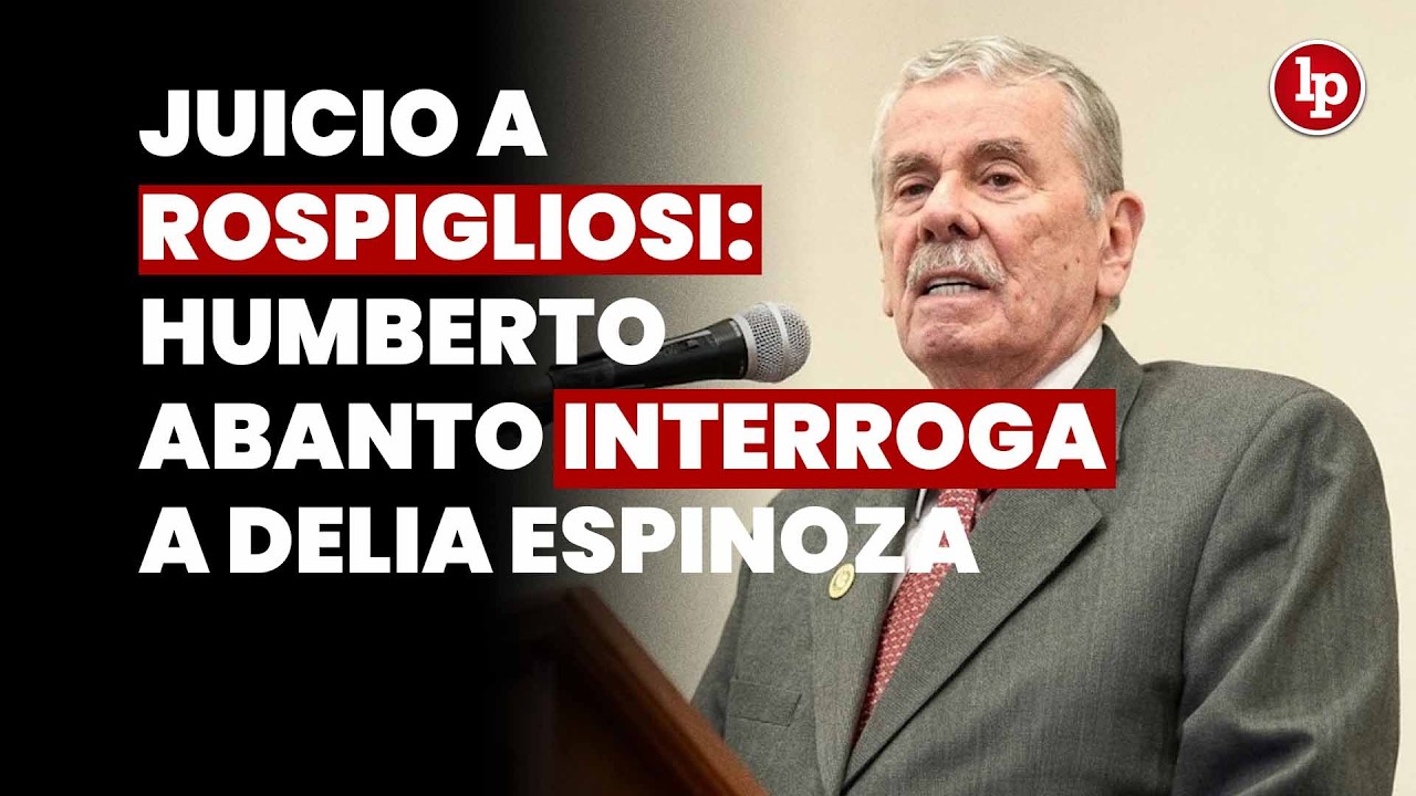 Delia Espinoza se enfrenta a Abanto en audiencia por querella contra Rospigliosi