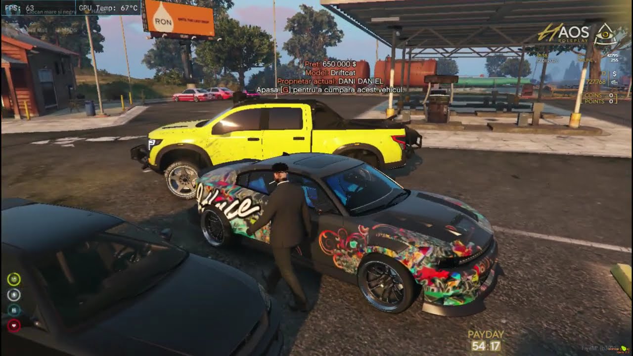 Am luat driftcat!