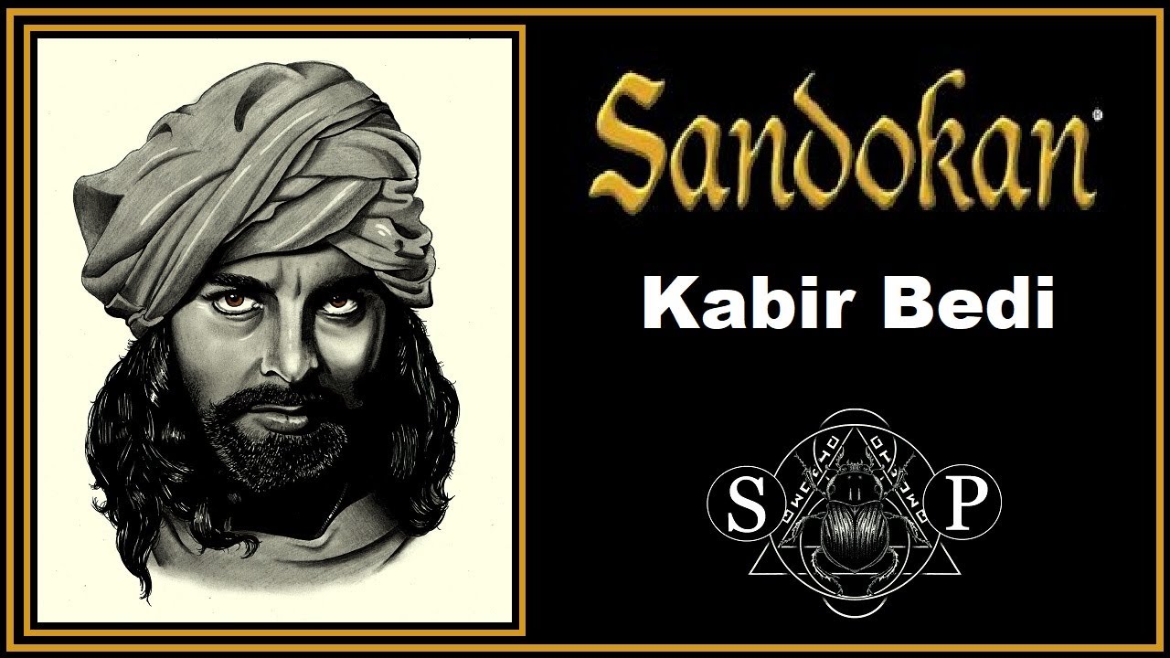 Kabir Bedi - Sandokan - Portrét krok za krokem