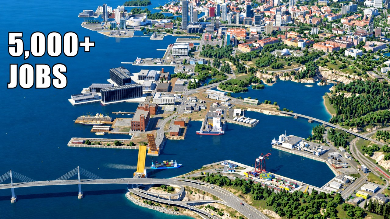 My City Needed Jobs&hellip; So I Built TWO Ports