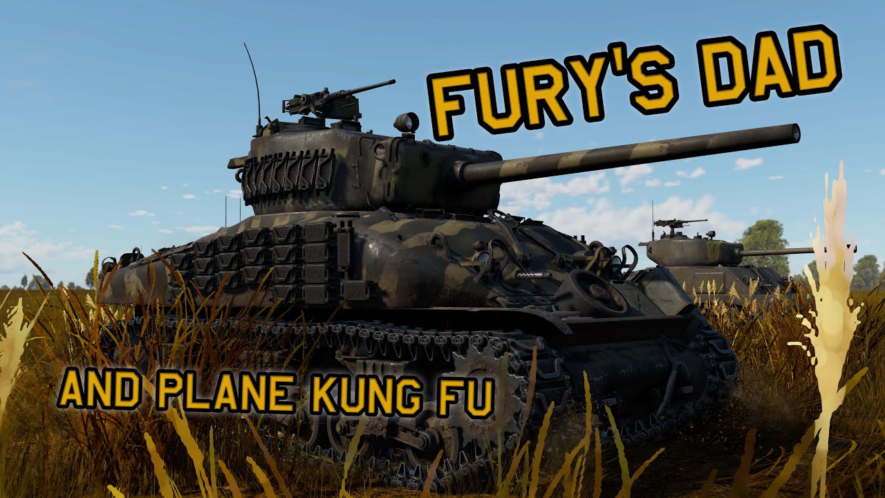 FURY BUT IT'S HIS DAD (also airplane kung fu) - M4A1 76 W in War Thunder - OddBawZ