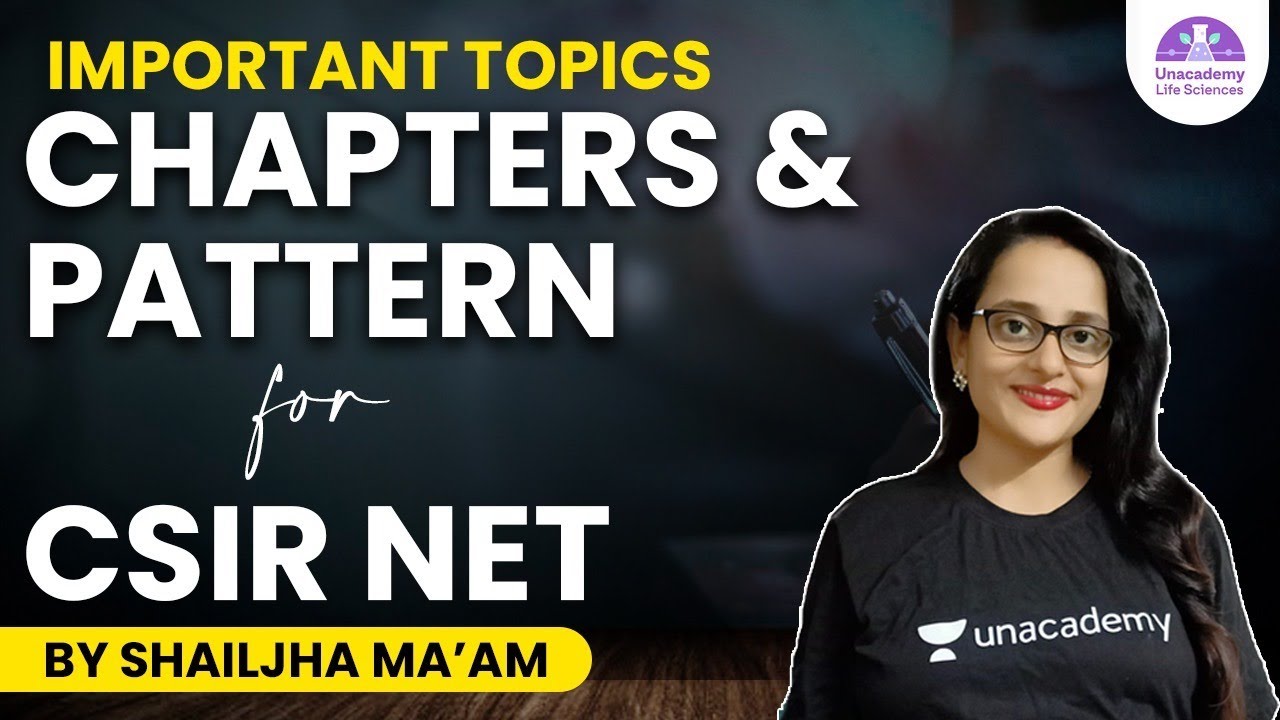 Important Topics | Chapters & Patterns for CSIR NET | CSIR Life Science 2021 | Shailjha Ma'am