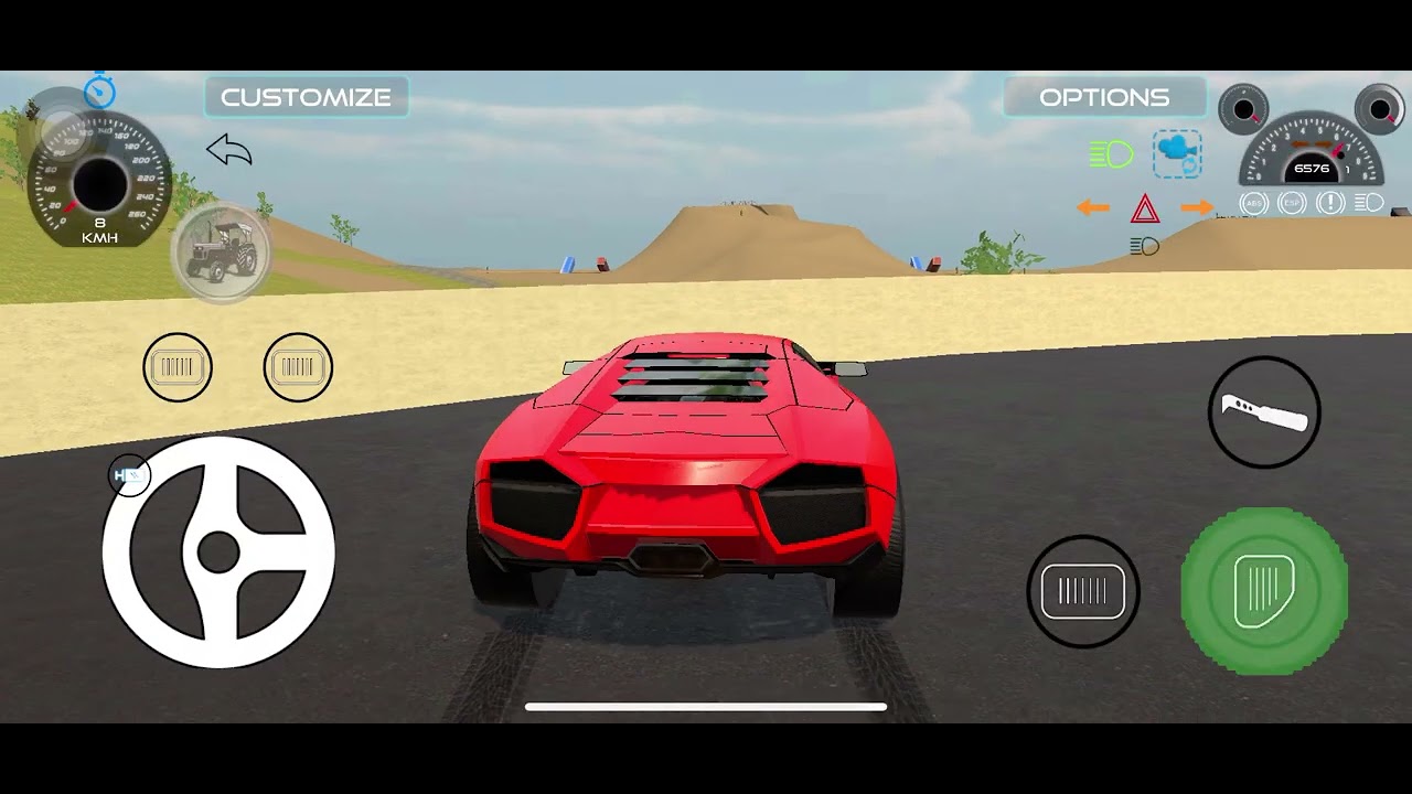 Red car 🚘 stunt 