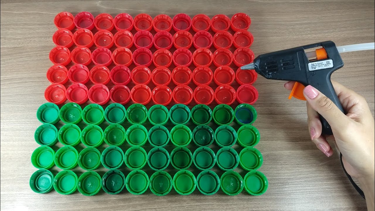 2 IDÉIAS CRIATIVAS COM TAMPAS DE GARRAFA PET 💖