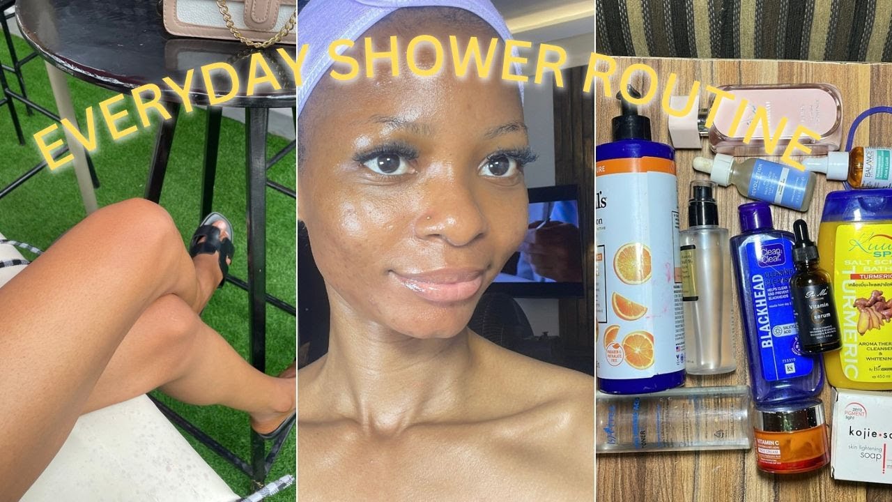 Simple EVERYDAY SHOWER ROUTINE for beginners| bodycare,skincare, selfcare| Feminine hygiene routine 